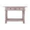 The Hamptons Collection 47" Natural Limewash Cottage Console Table with Drawers